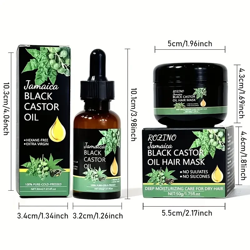 ROZINO Jamaica Black Castor Oil