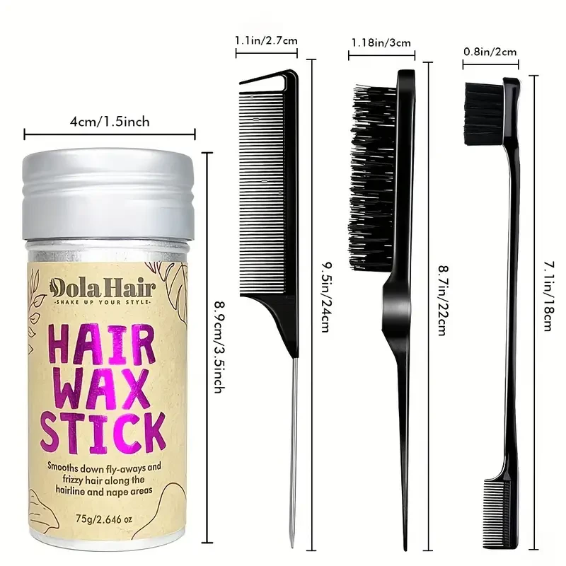 DOLAHAIR Slick Back Hair Brush