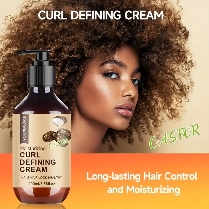 YOUNGCOME Castor Curling Cream-contains rosemary and ginger extracts