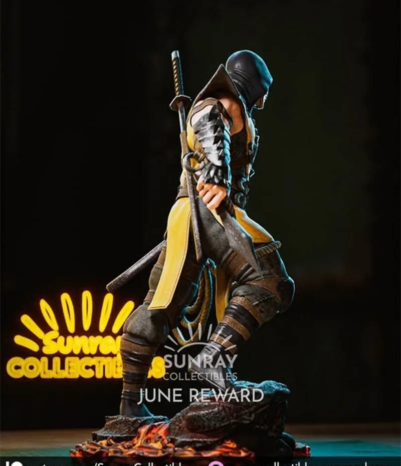 1/24 Resin Figure Model Kit Game Character Miniature Sculpture