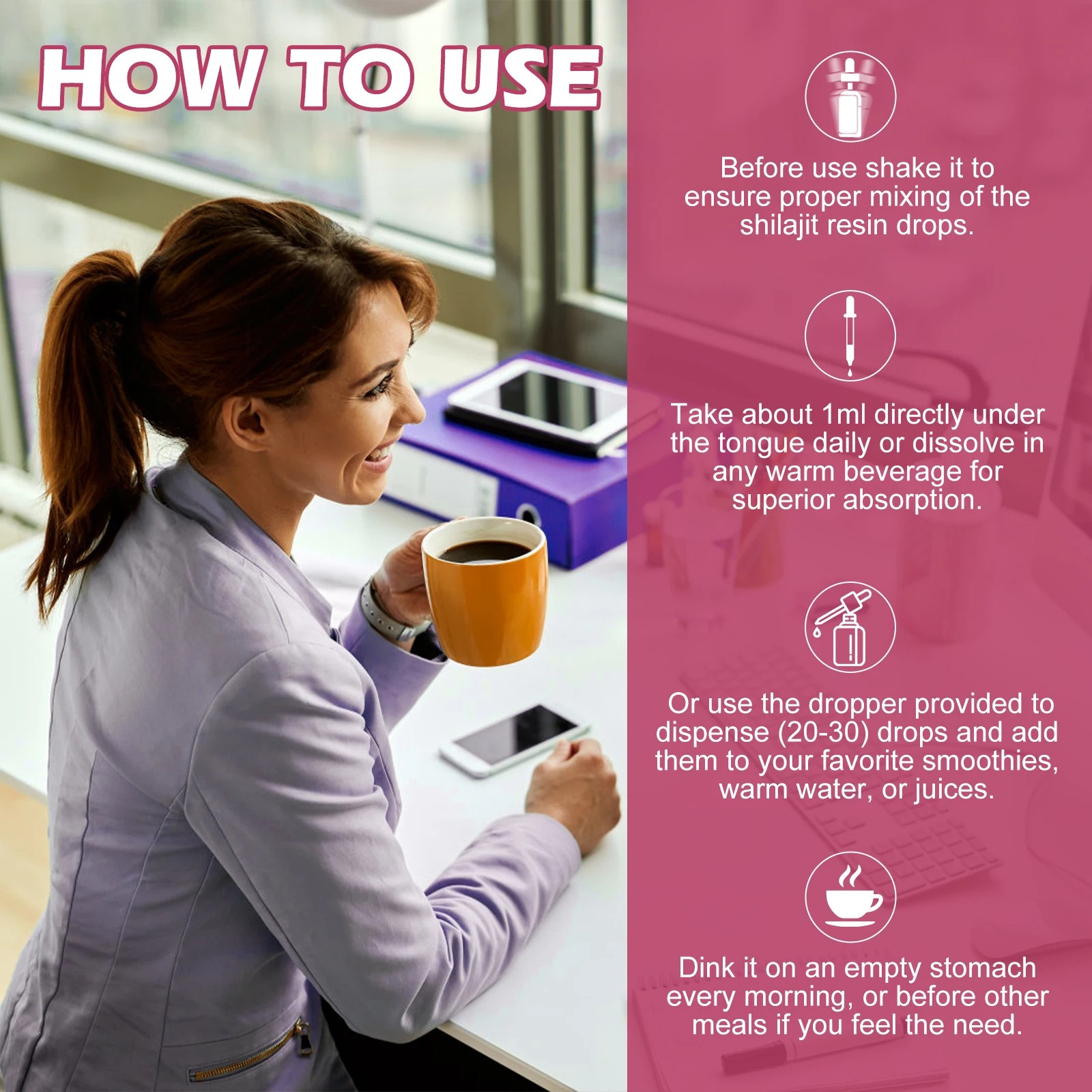 Beworths Ashwagandha & Shilajit Complex Liquid Drop