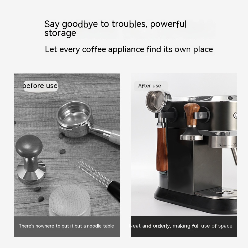 Italian Coffee Appliance Storage Rack Mini Magnetic Plastic Rack