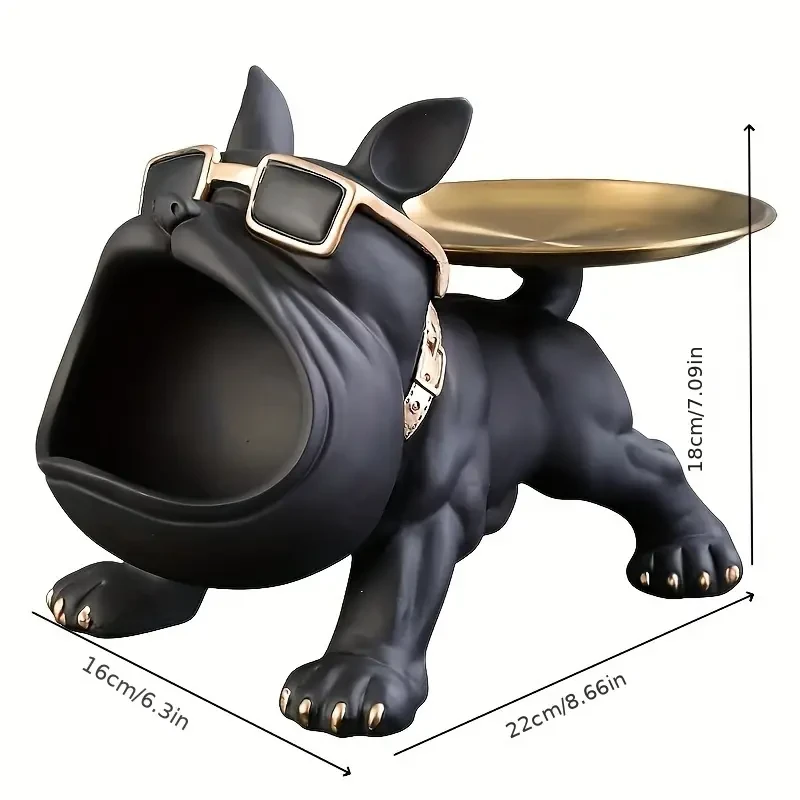 Creative Dog With Big Mouth Statue Art Craft,