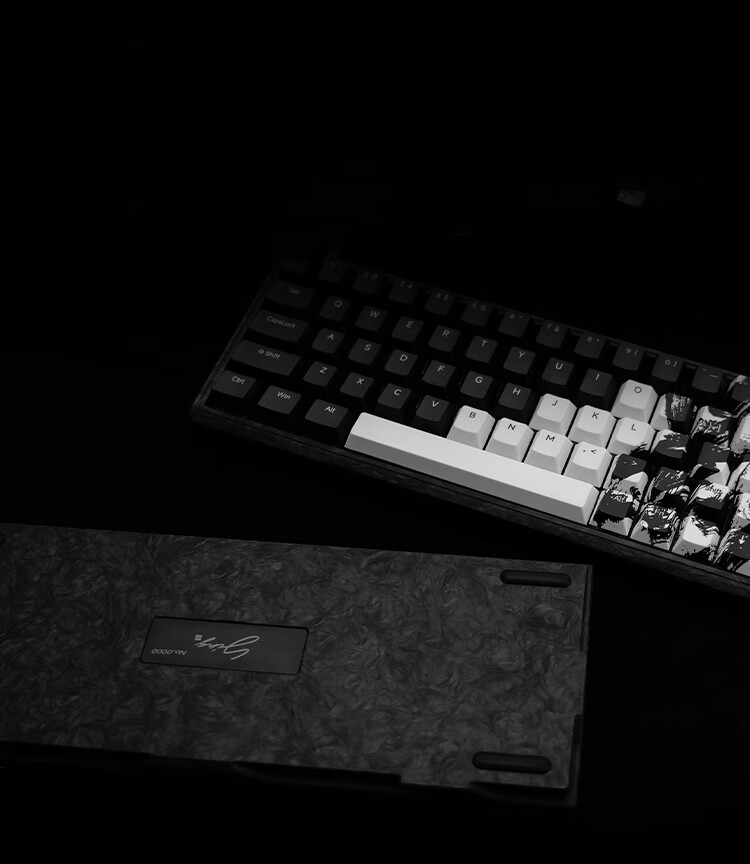 Integrated Forged Carbon Magnetic Shaft Gaming Keyboard
