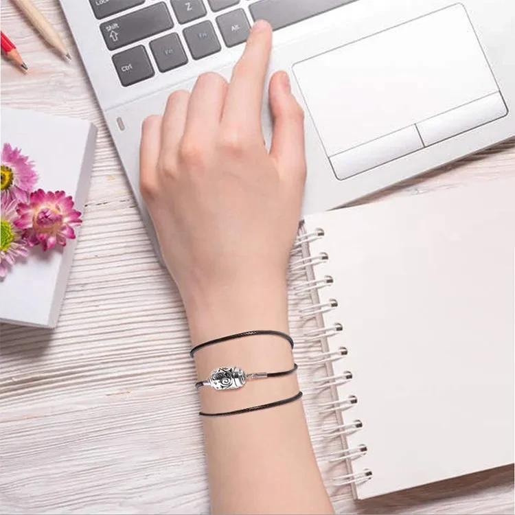 Simple Stainless Steel Aromatherapy Pendant Necklace