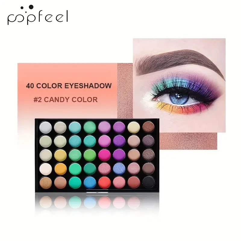 40-Color Eyeshadow Palette by POPPEL