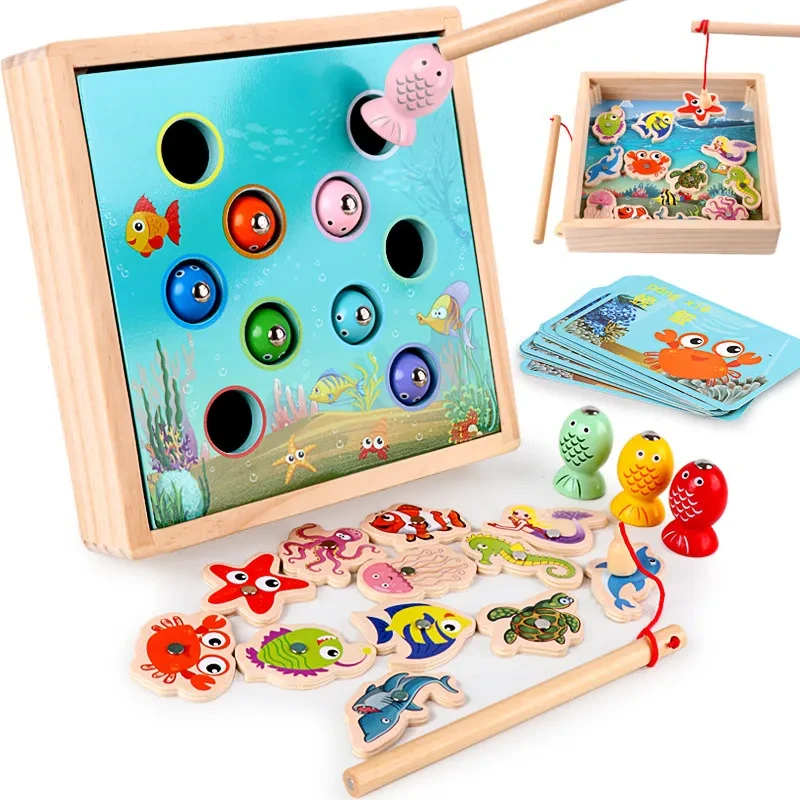 Early education ocean fishing game toy