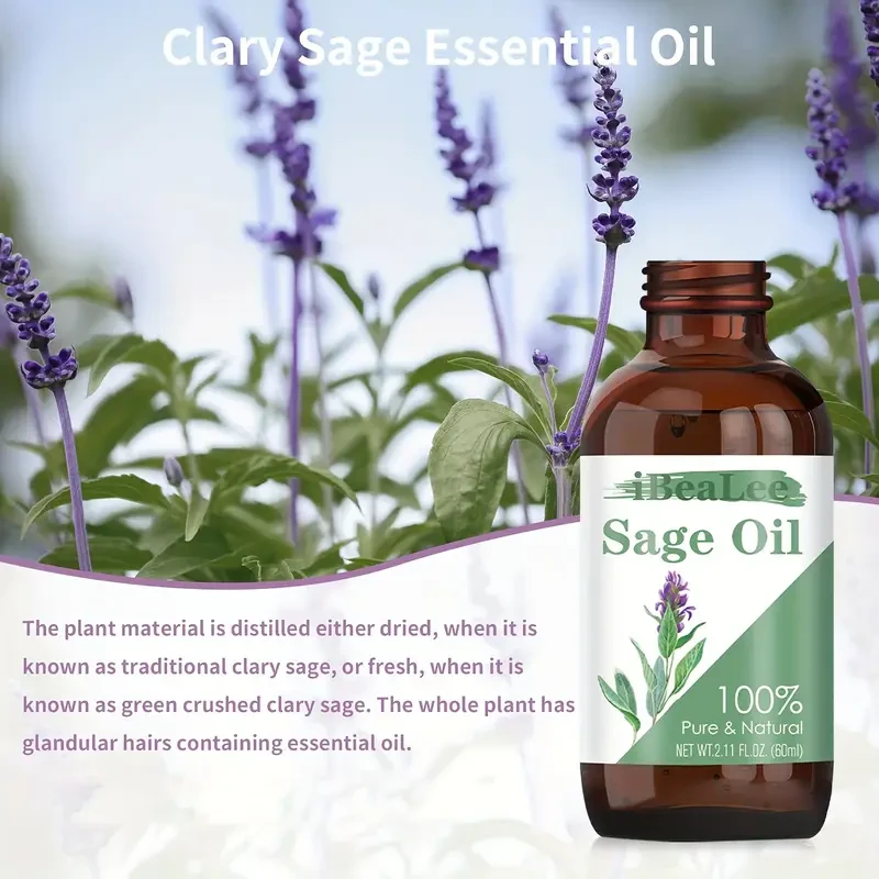 Sage Essential Oil 2.11 Fl Oz