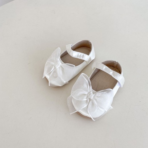Breathable Soft Bottom Bowknot Women's Baby Shoes