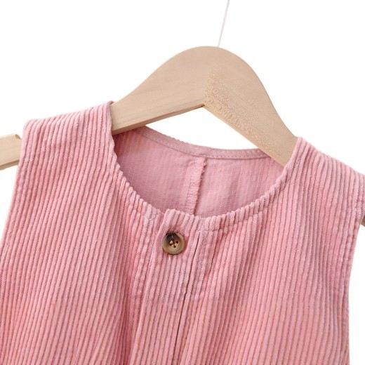 Fashion Personality Child Bear Corduroy Jumpsuit