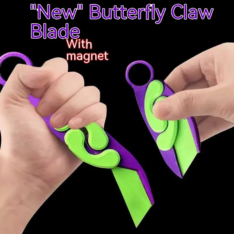 Folding Butterfly Claw Blade Decompression Toy