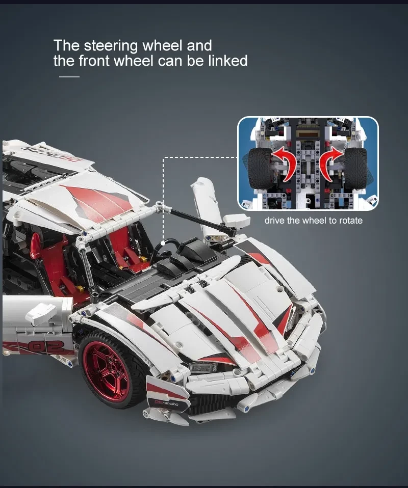 Lamborghini Intelligence Assembled Building Block Toy