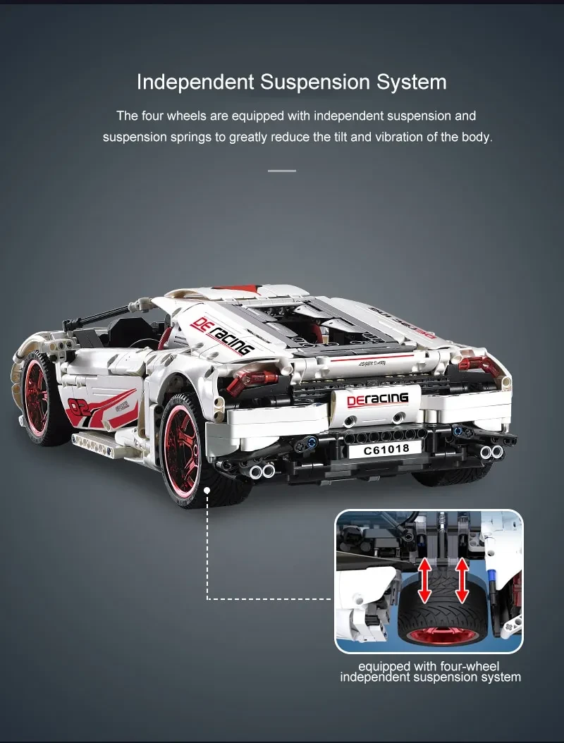 Lamborghini Intelligence Assembled Building Block Toy