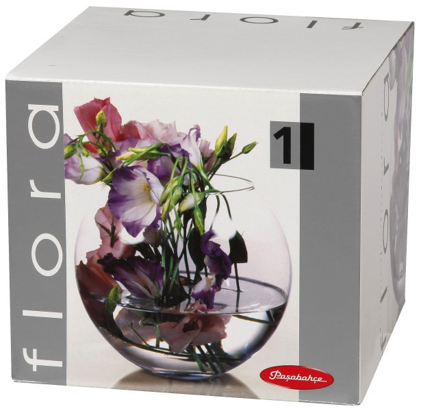 Flora Round Vase 160mm - Pasabahce