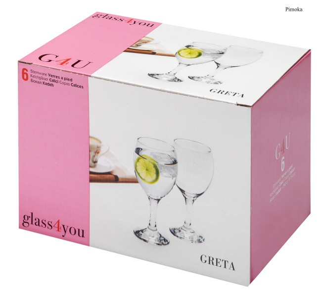 Glass4You Wine 340ml - Set 6 - Pasabahce