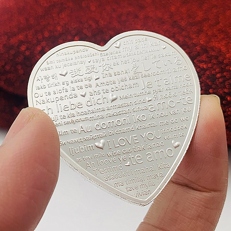 Fashion Rose Embossed Silver Medallion