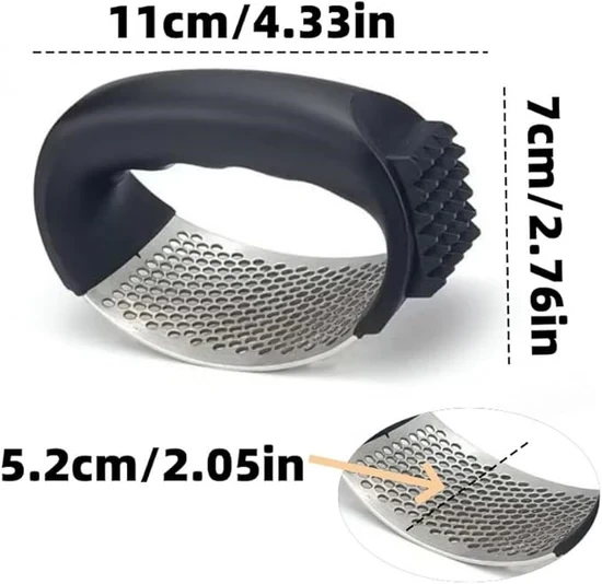 Multi-Functional Garlic Presser