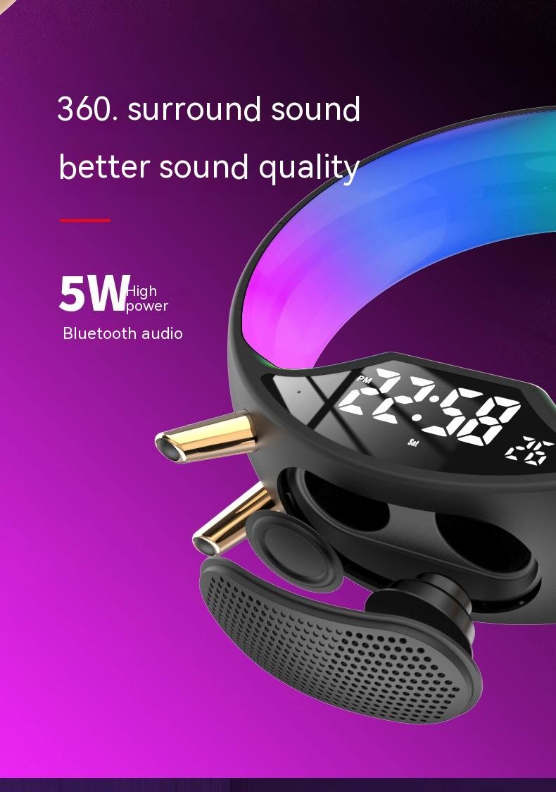 O Wireless Charging Multifunctional Bluetooth Speaker Night light