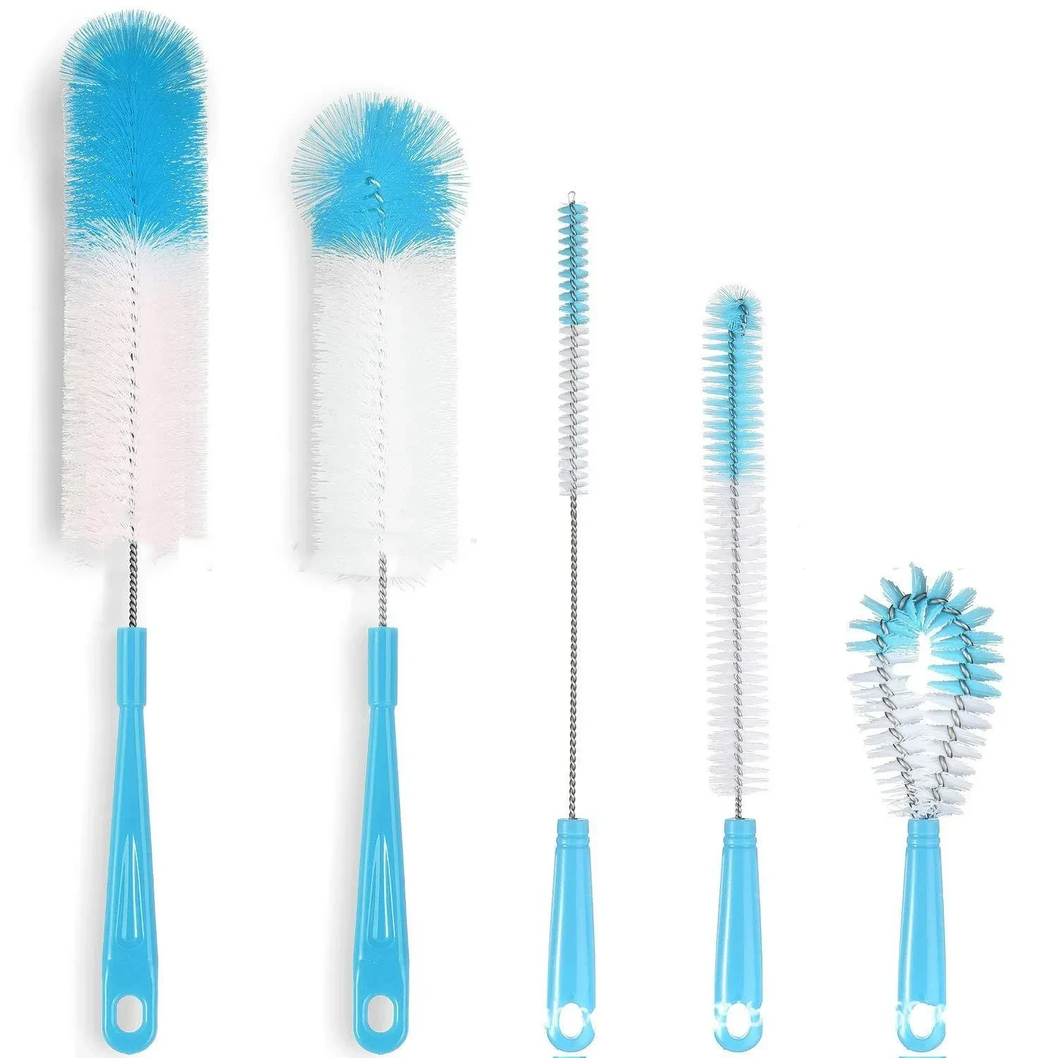 long handled narrow neck bottle cleaning brush