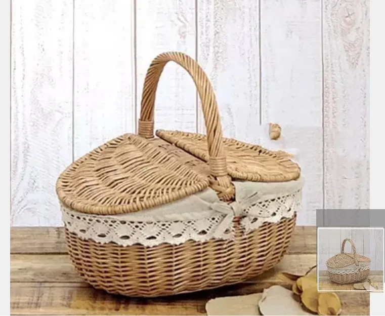 Cheap Wicker Picnic Basket