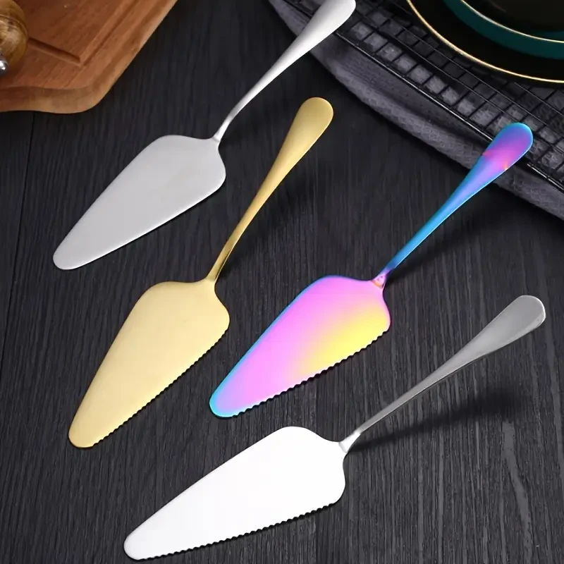 1pc Stainless Steel Pointed Cake Spatula  Perfect for Baking, Pizza, and More