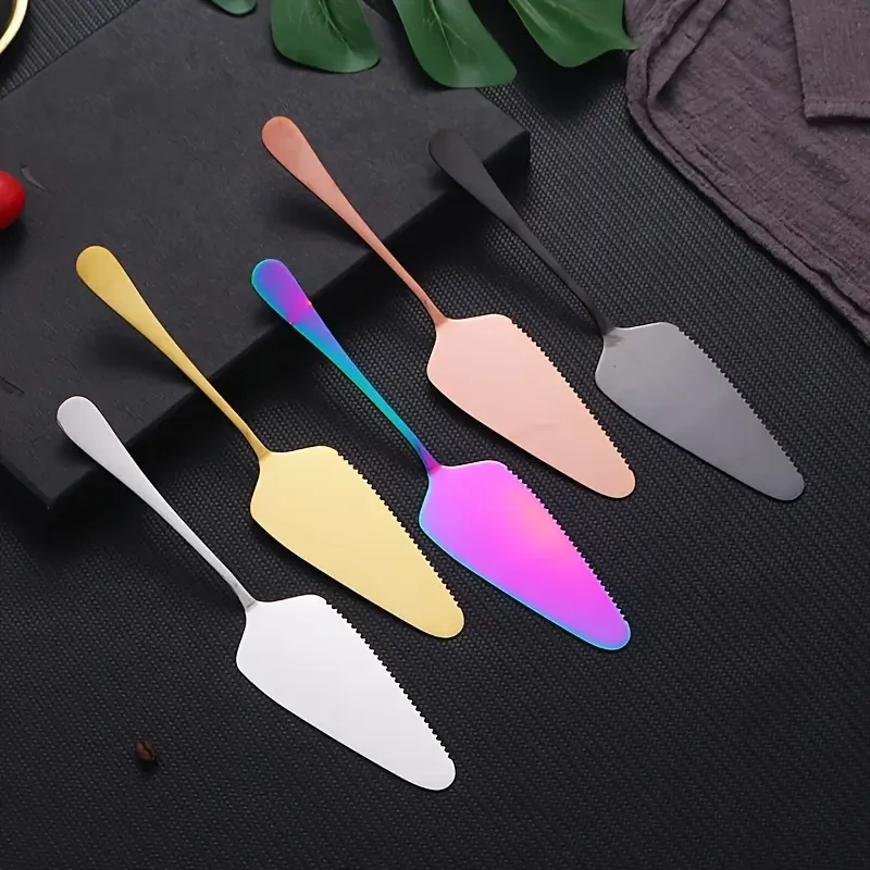 1pc Stainless Steel Pointed Cake Spatula  Perfect for Baking, Pizza, and More