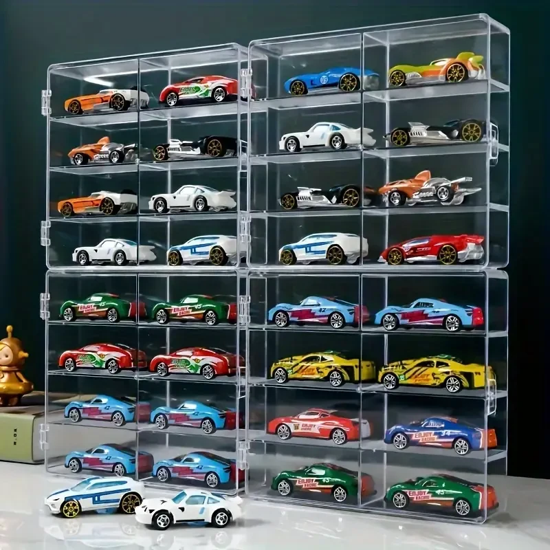 1pc 1/64 Scale Toy Cars Acrylic Display Case  Perfect Showcase for Mini Toy Cars & Figures