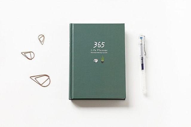 Schedule This Hardback Color Set Inside Notebook