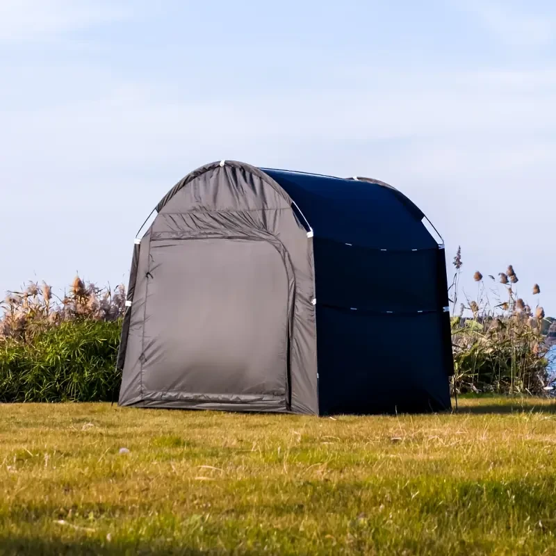 Outdoor Storage Bike Tent  Sunlight Blocking and Sun Protection Outdoor Double Door Storage Tent