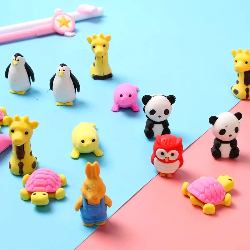 Novelty Erasers in Bulk
