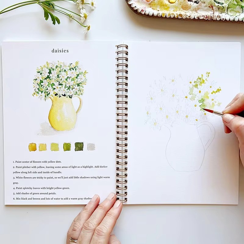 Watercolor Workbook Say Goodbye to Anxiety Awaken Your Artistic Talent