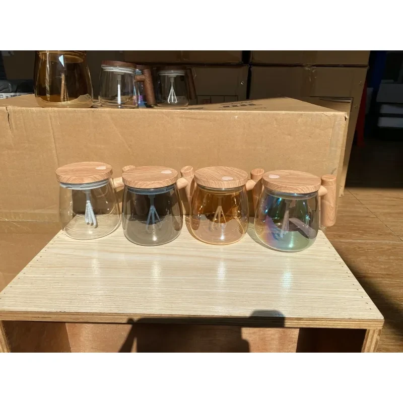 400ML Self Stirring Coffee Mug Electric Mixing Glass Coffee CupHigh Speed Fast Automatic Coffee Cup