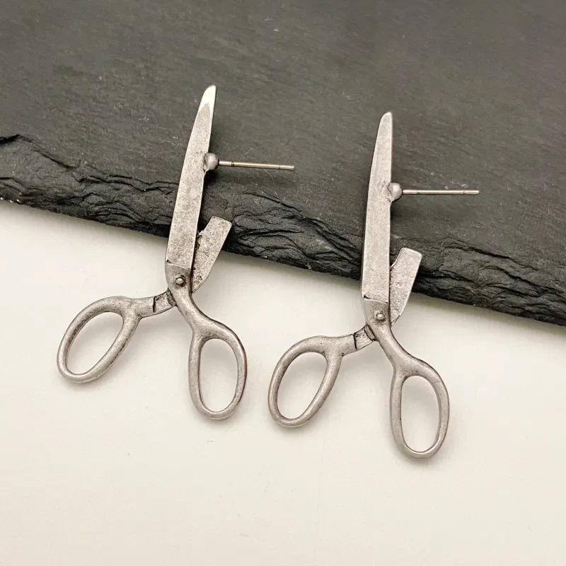 Creative Fashion Jewelry Retro Scissors Ear Studs