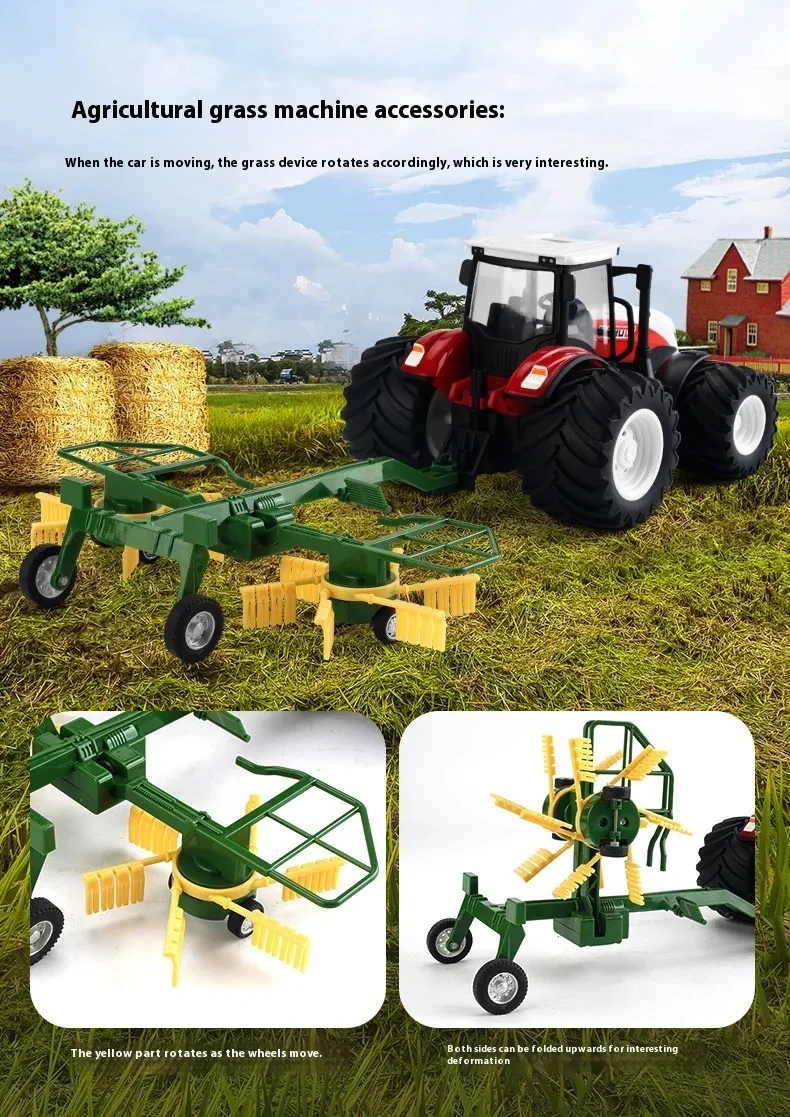 Remote Control Farmer Engineering Vehicle Tractor Fertilization Transport Children's Toys