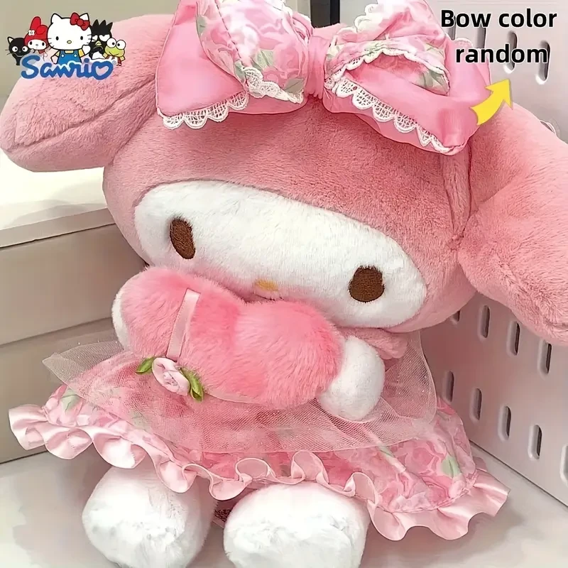 Hello Kitty & Kuromi Plush Pillow with Heart