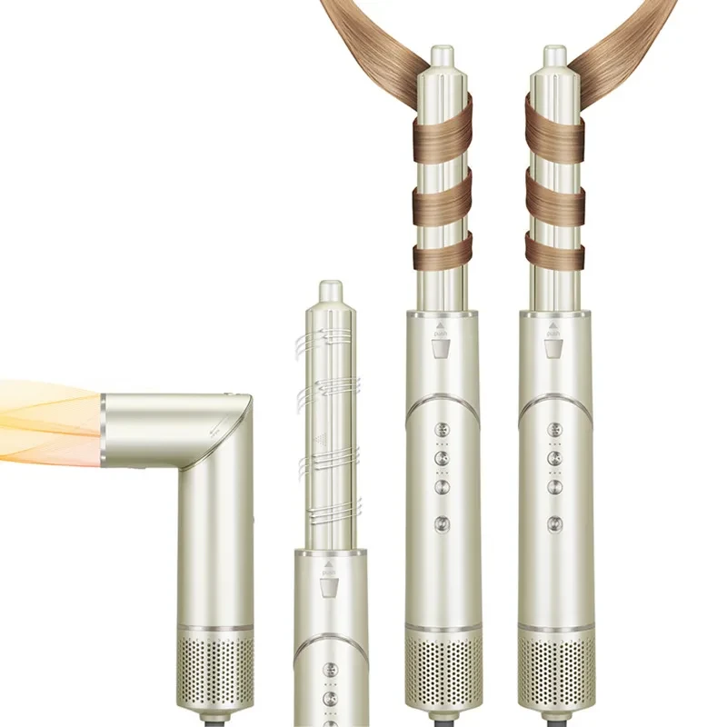 7 In 1 Hair Straightener Hair Comb One Step Hot Air Style Shaper Hair Dryer Hair Curler Brush