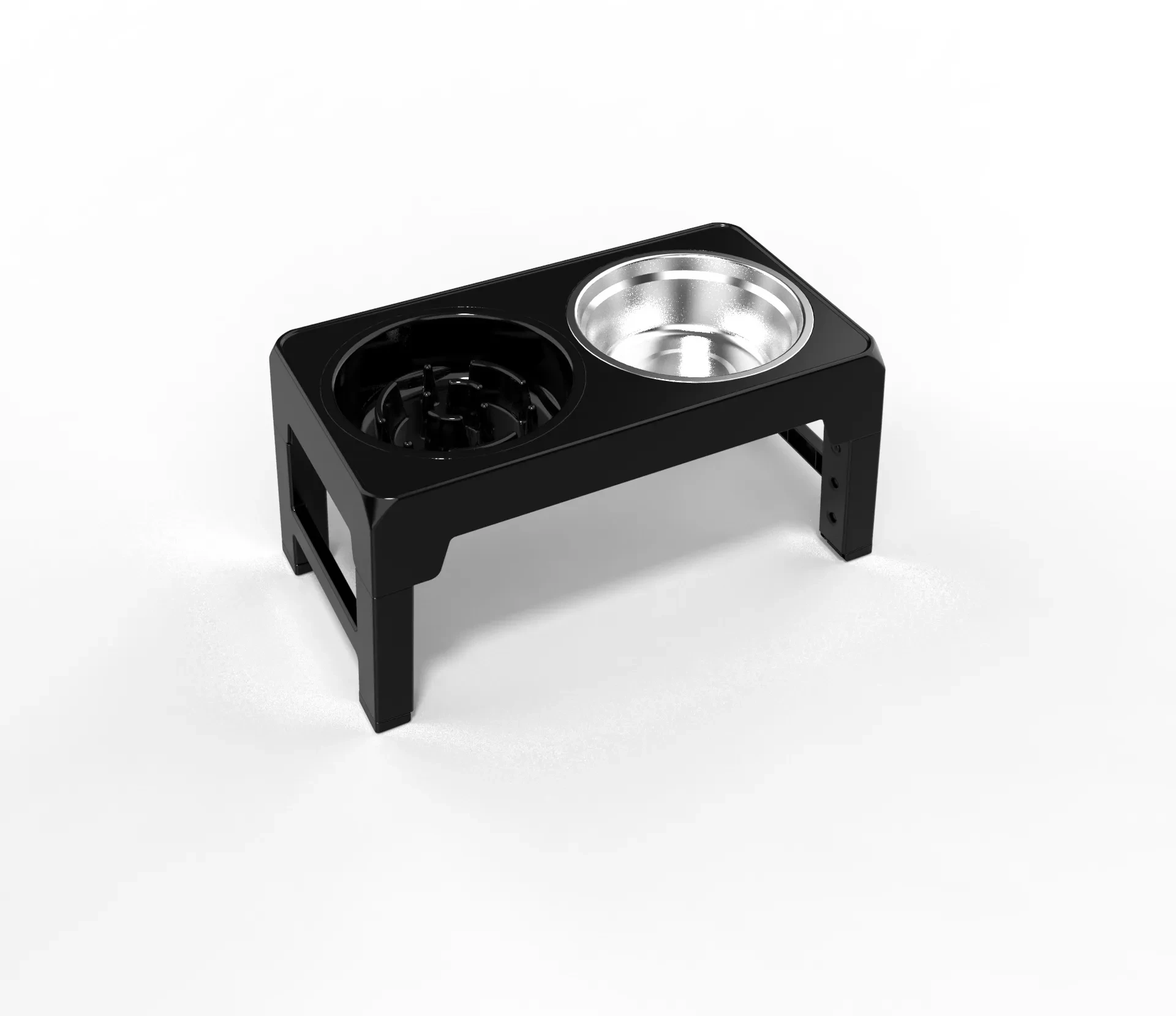 Adjustable Lifting Dog Bowl Food Basin Integrated