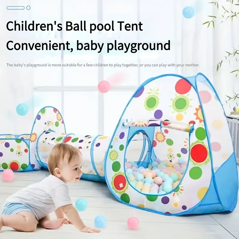 Kids' Indoor Ball Pool & Tunnel Tent