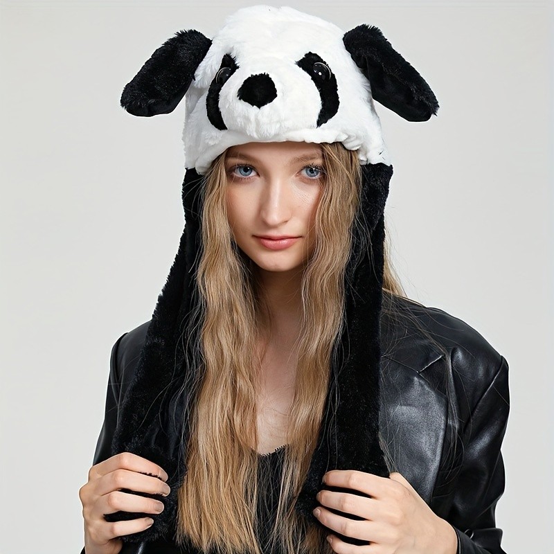 Panda Hat with Moving Ears