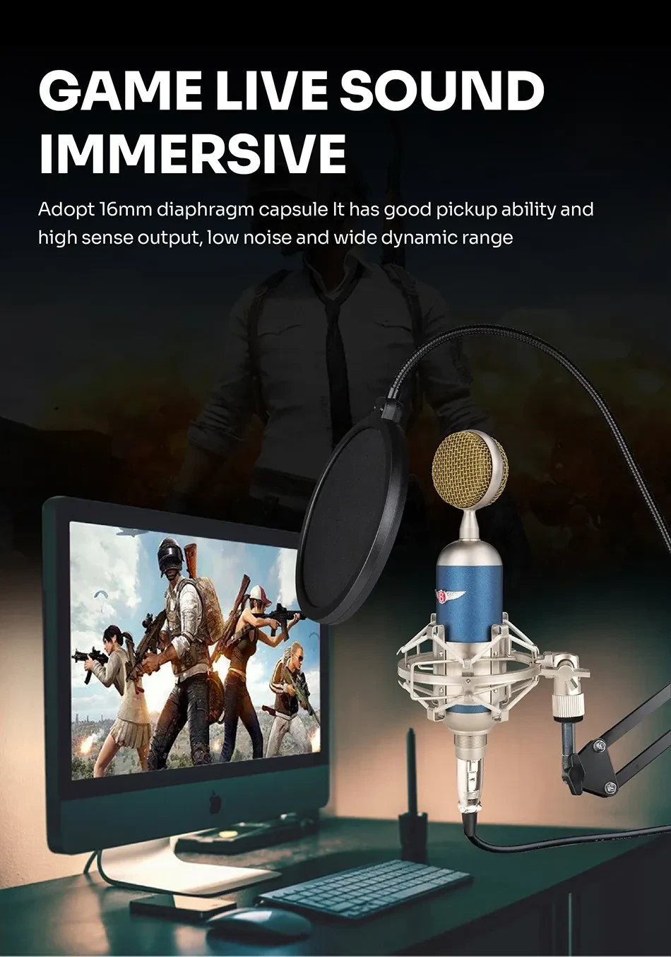 Live Singing Mobile Phone Computer Microphone