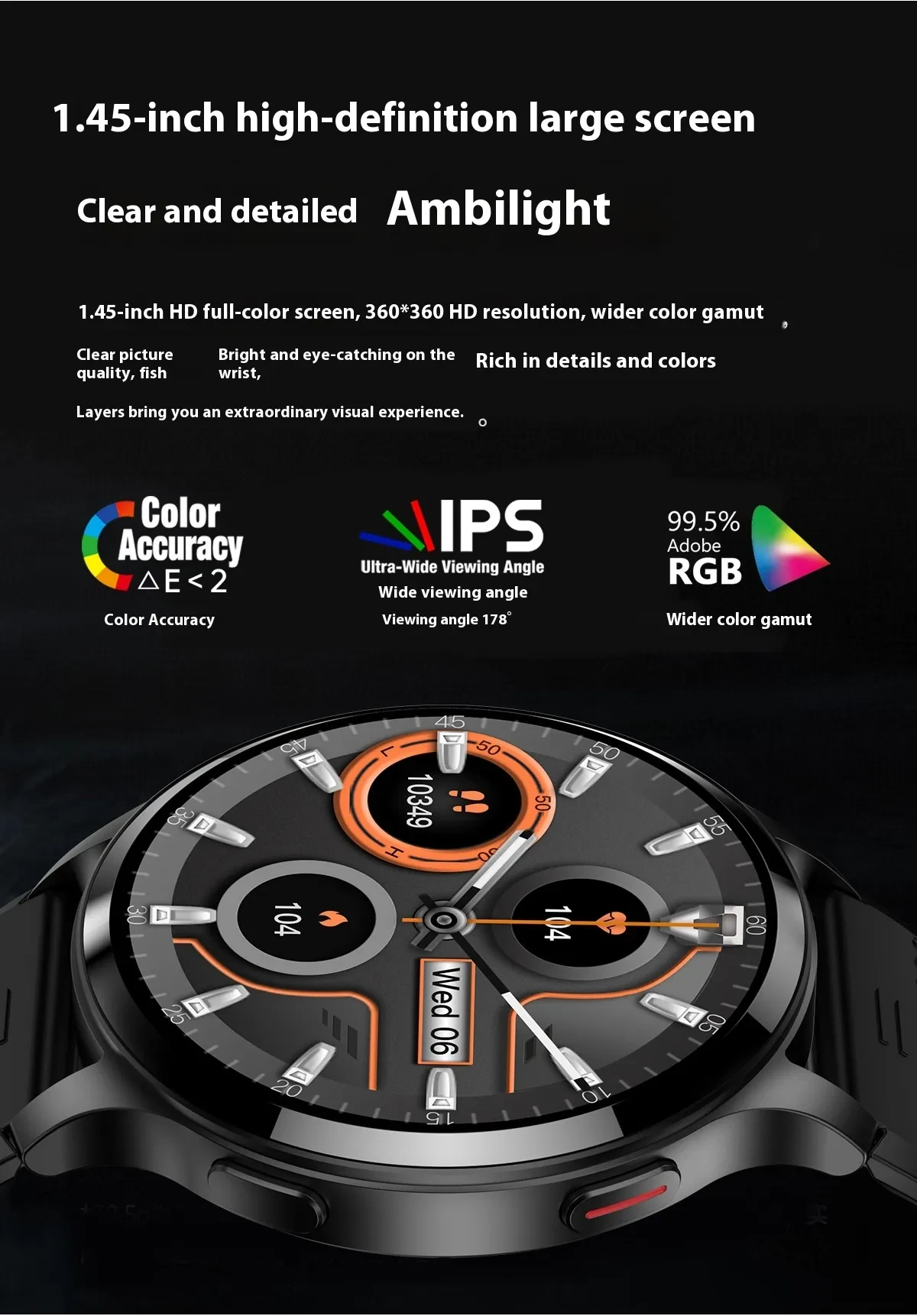 Bluetooth Calling Heart Rate Blood Oxygen Sleep LW77 Smart Watch