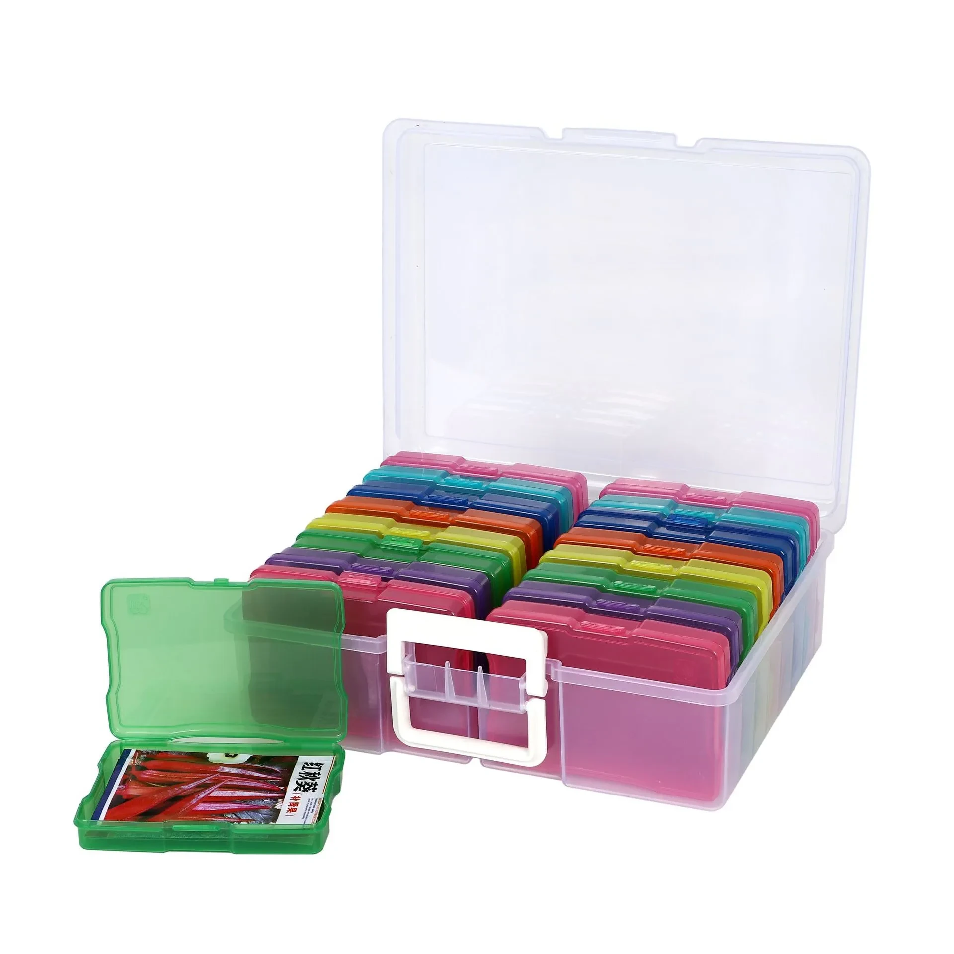 Acrylic Storage Box Flip One-piece