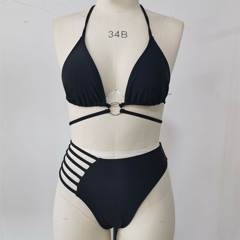 Halter Neck Two Piece Swimsuit