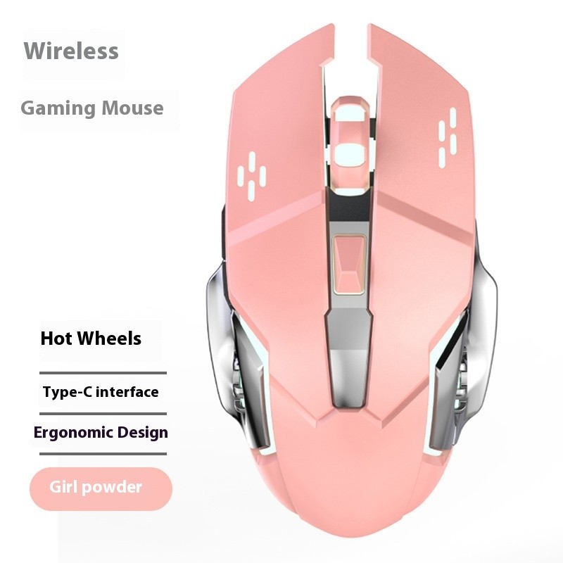 Hot Wheels Wireless Bluetooth 24G Dual Mode Mechanical Mouse