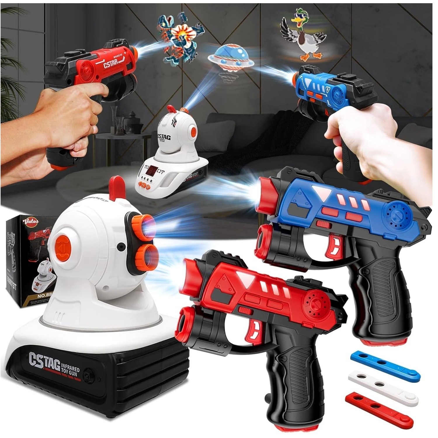 VATOS Laser Tag Set with Projector