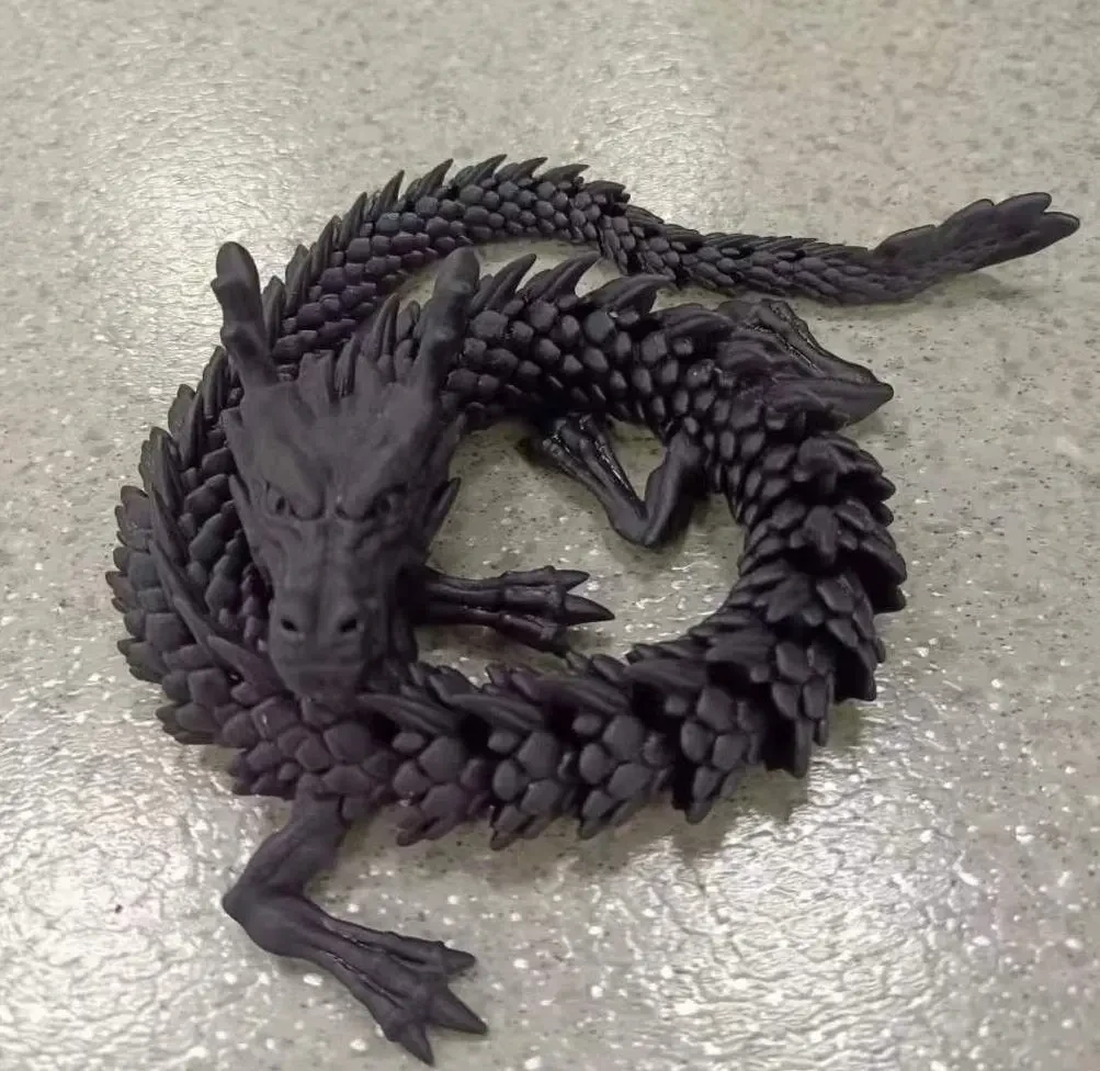 New 3D PLA Printed Articulated Dragon