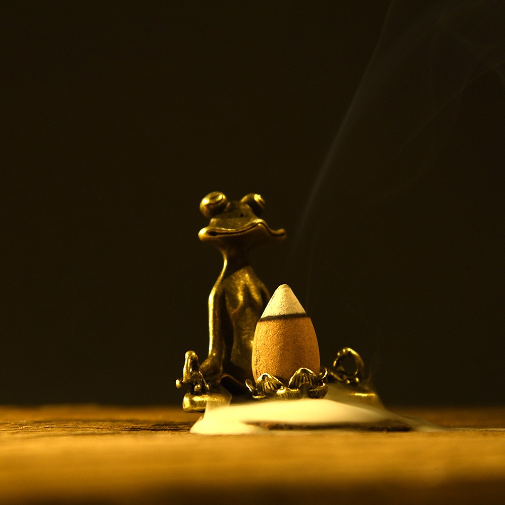 Retro Frog-shaped Ornaments Ornaments Bronze