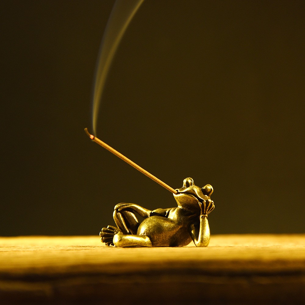 Retro Frog-shaped Ornaments Ornaments Bronze