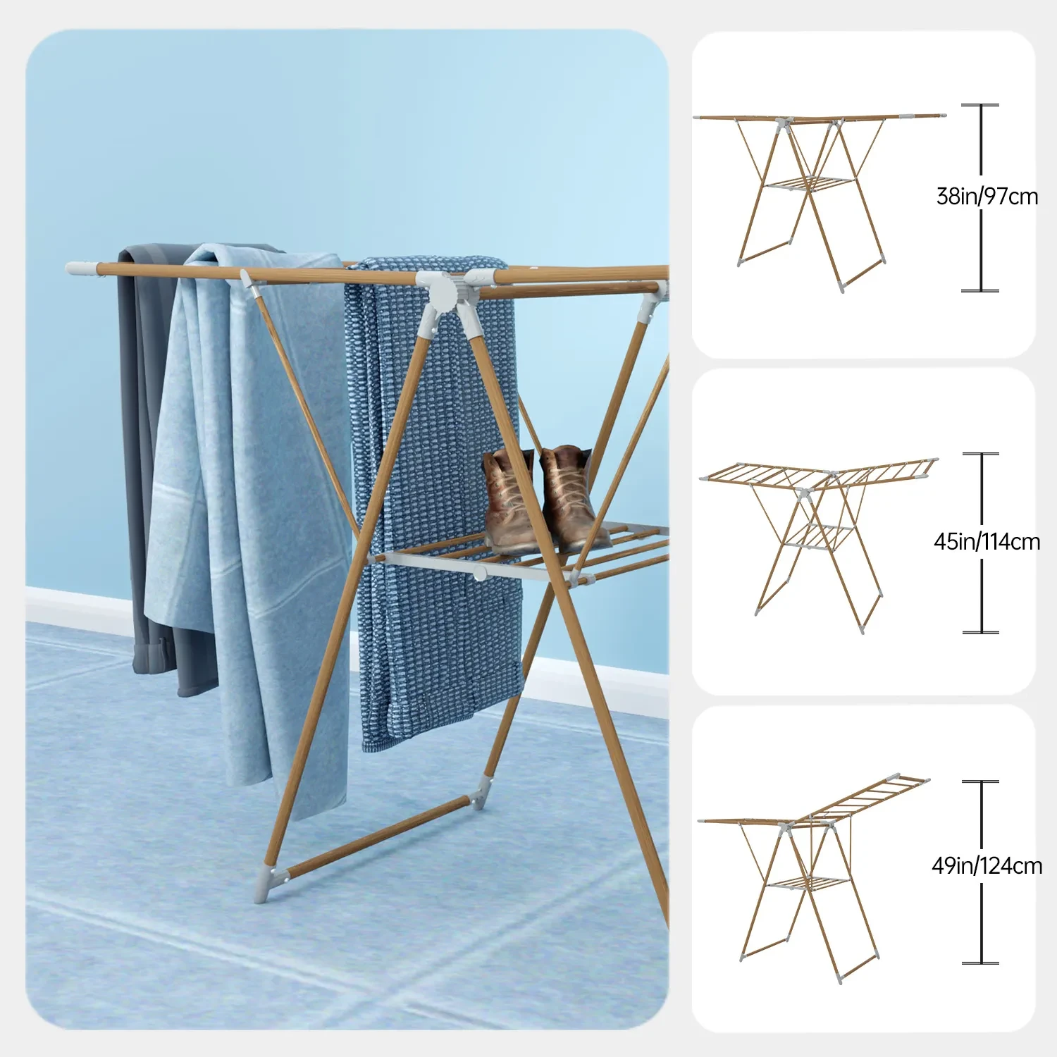 Small Clothes Drying Stand