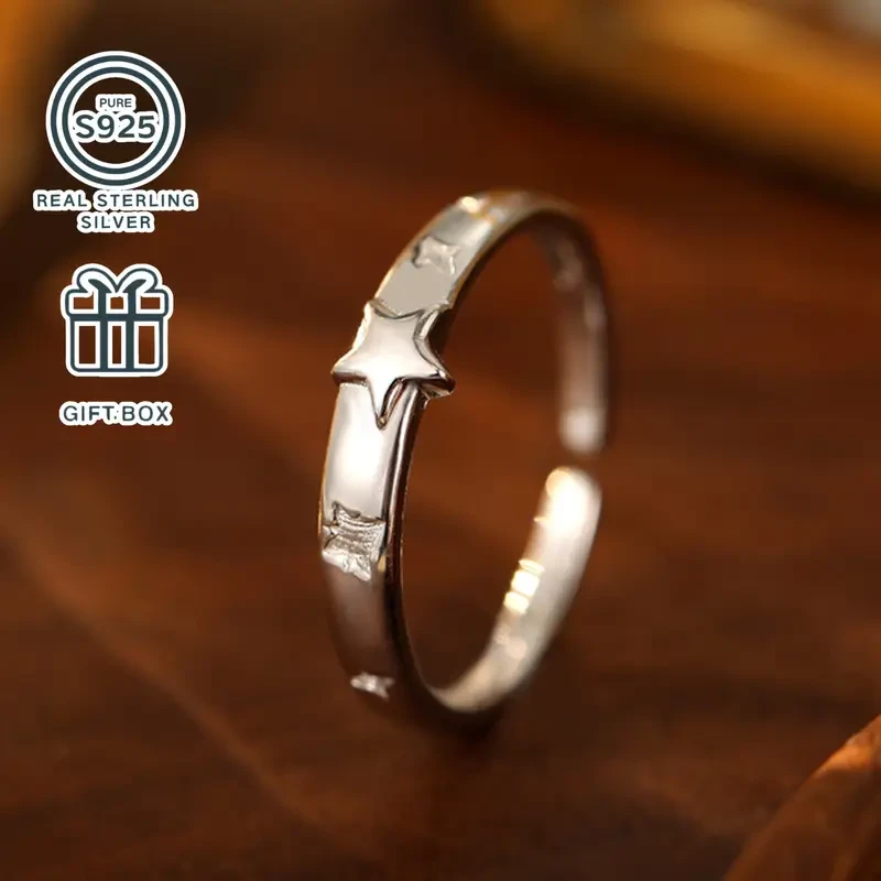 S925 Silver Star Ring  A Minimalist Statement of Light, Style, and Everyday Confidence